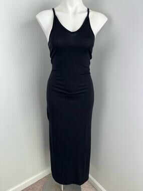 Miken Swim Maxi Bodycon Minimalist Swim Coverup XS